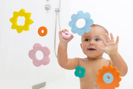 Juguete De Baño Bath Puzzle Flower Power