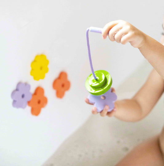 Juguete De Baño Fishing Game Frog Pong