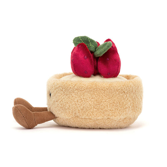 Peluche Jellycat Amuseables Fleurette Tarte Aux Fraises