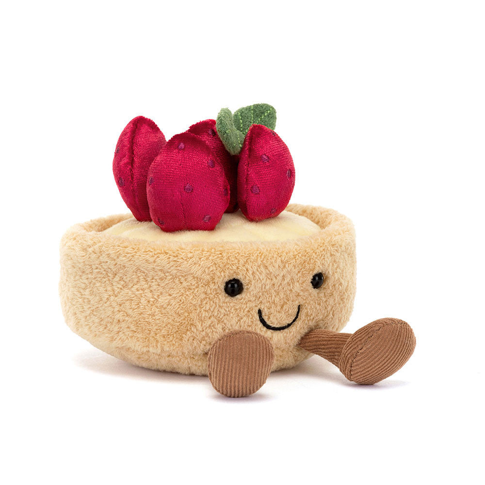 Peluche Jellycat Amuseables Fleurette Tarte Aux Fraises
