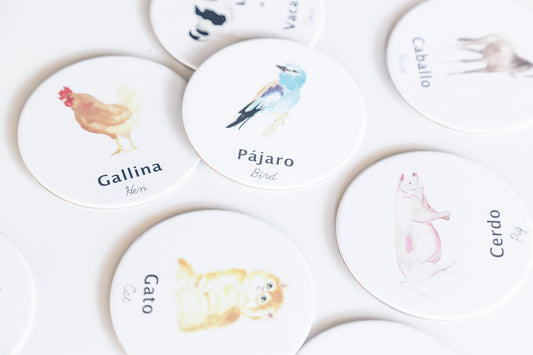 Juego De Memoria Animales De La Granja