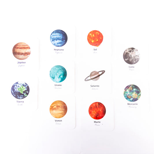 Flashcards Sistema Solar Impermeables