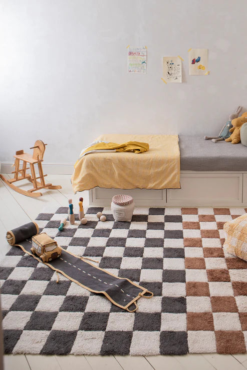 Tapete Enrollable Lorena Canals Ride & Roll School Bus