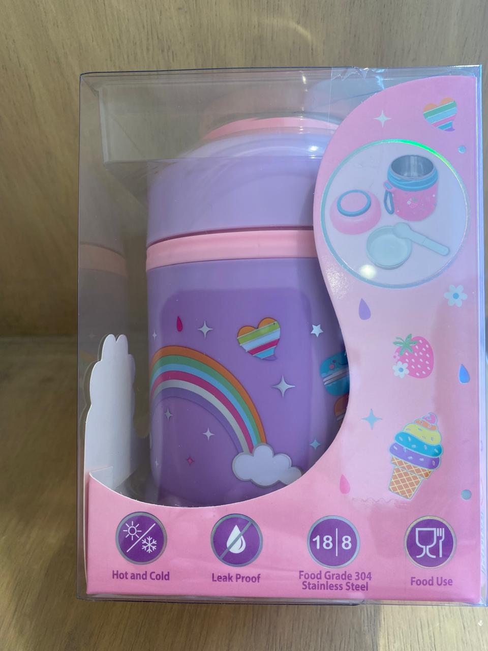 Food Jar Rainbow Acero Inoxidable