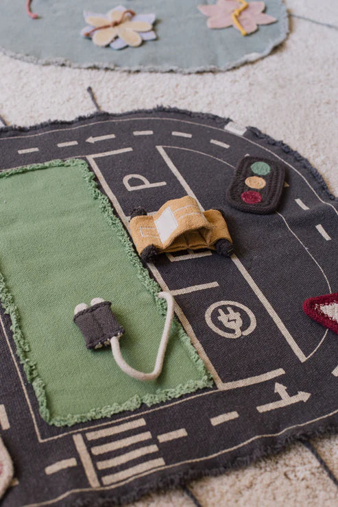 Alfombra Lorena Canals Mini Mundo Green Toy Eco City