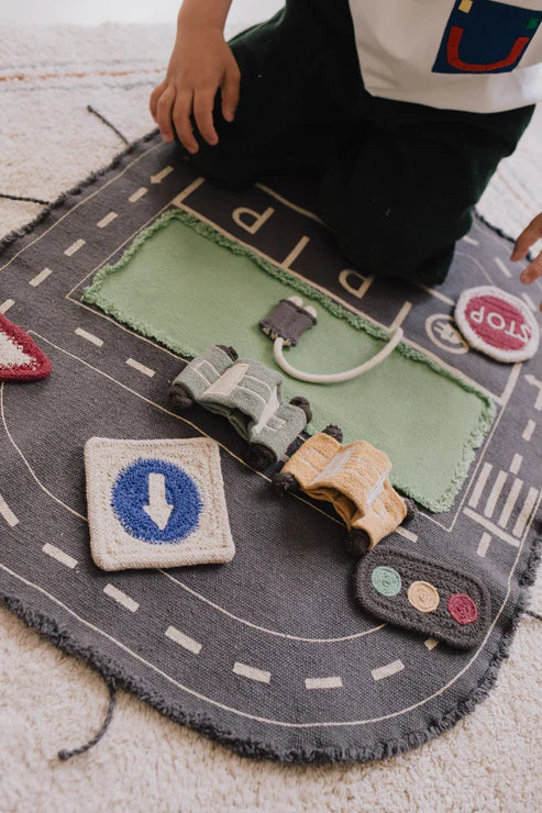 Alfombra Lorena Canals Mini Mundo Green Toy Eco City