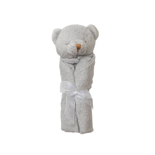 Blankie Angel Dear Grey Bear