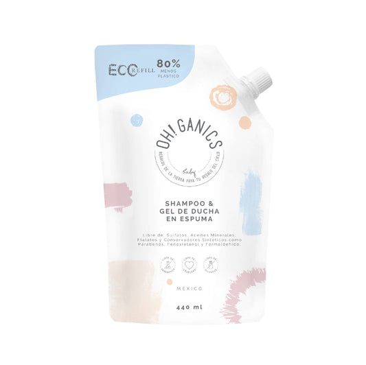 Refill Shampoo & Gel De Ducha En Espuma 440 ML
