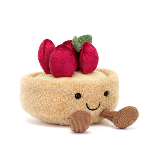 Peluche Jellycat Amuseables Fleurette Tarte Aux Fraises