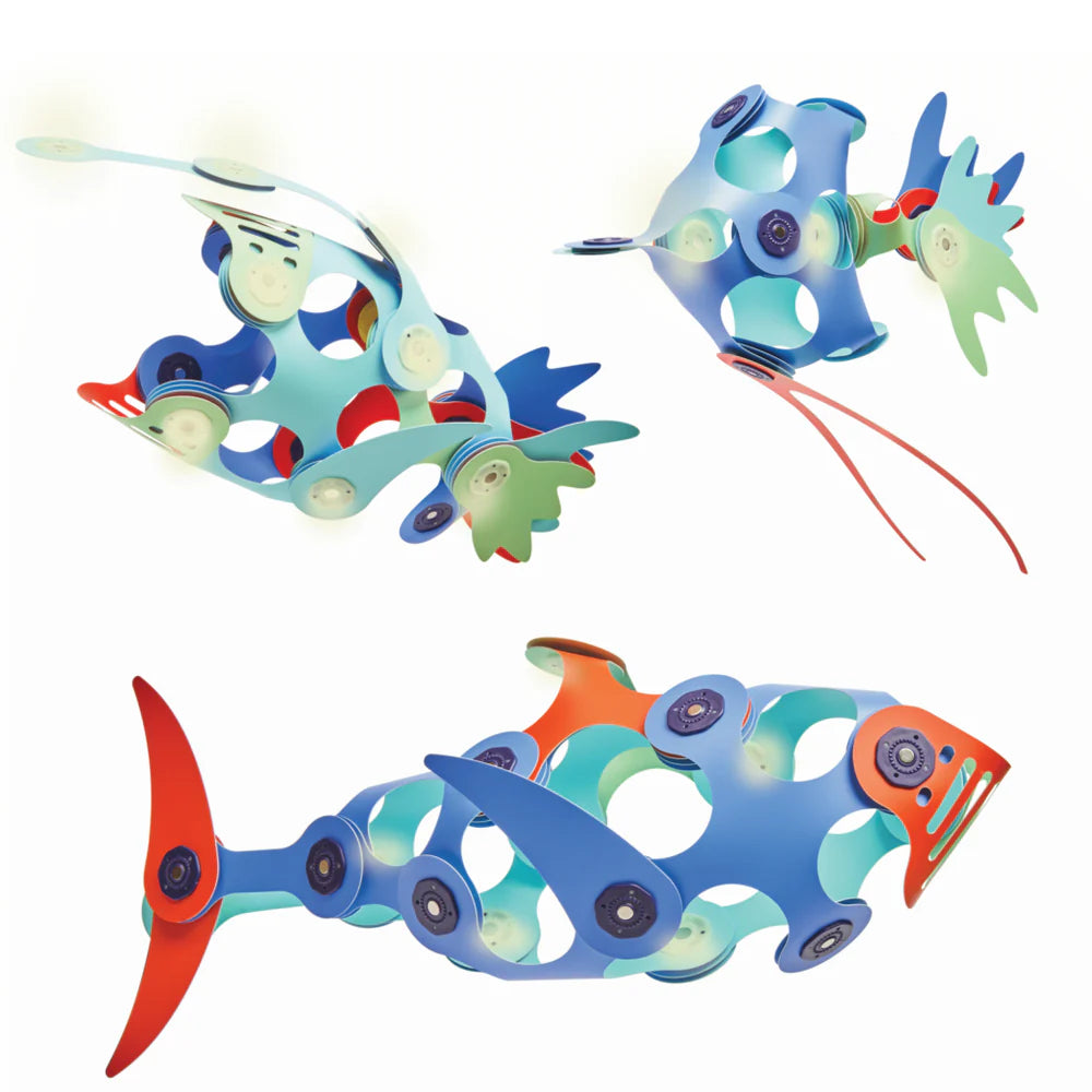 Juguete De Construcción Clixo Ocean Creatures