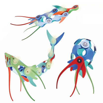 Juguete De Construcción Clixo Ocean Creatures