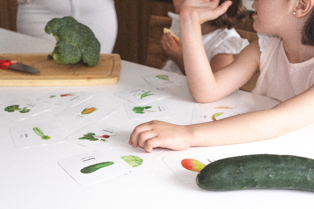 Flashcards Verduras Impermeables