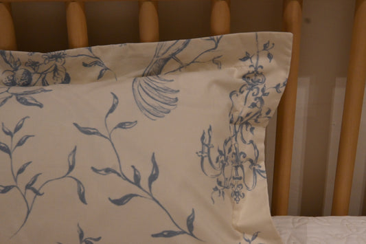 Funda Almohada 100% Algodón - Serenade En Bleu