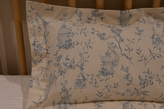 Funda Almohada 100% Algodón - Jardin Des Cages