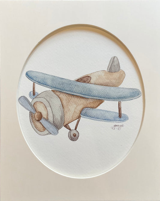 Acuarela Avión