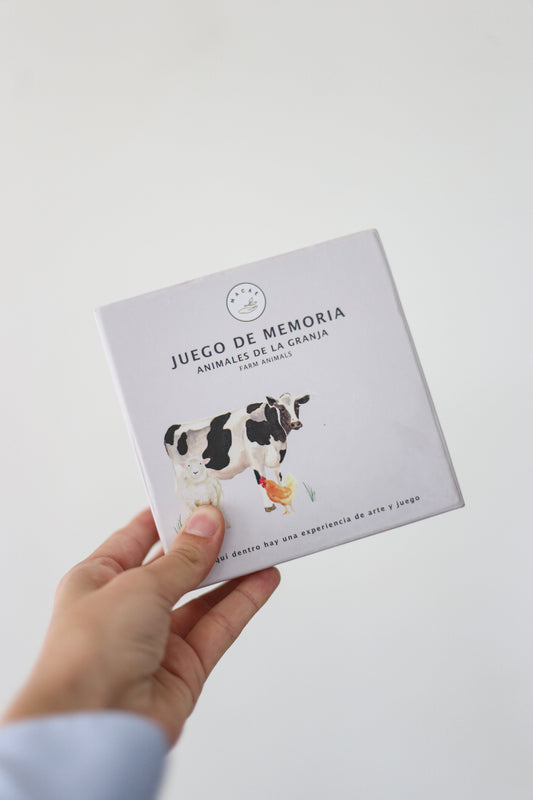 Juego De Memoria Animales De La Granja
