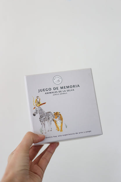 Juego De Memoria Animales De La Selva