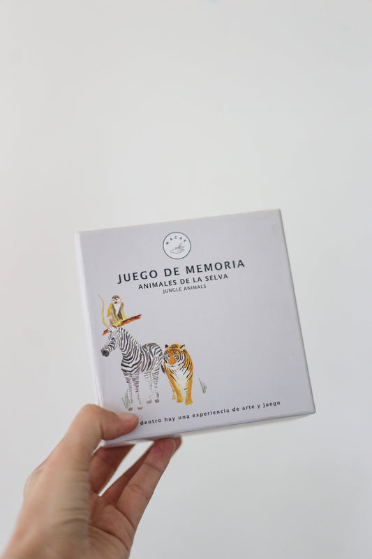 Juego De Memoria Animales De La Selva
