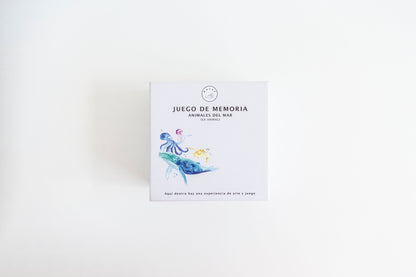 Juego De Memoria Animales Del Mar
