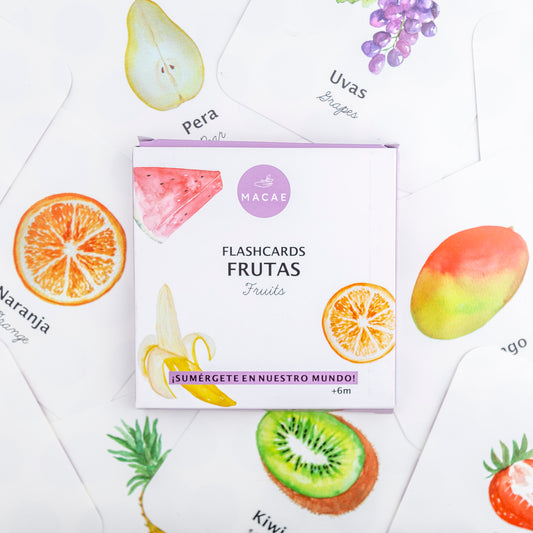 Flashcards Frutas Impermeables