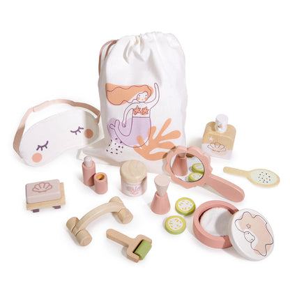 Juguete de Madera Tenderleaf Set Spa y Belleza