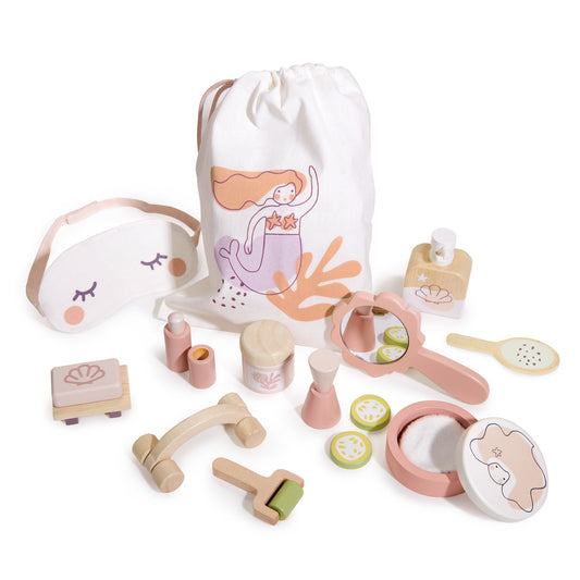 Juguete de Madera Tenderleaf Set Spa y Belleza