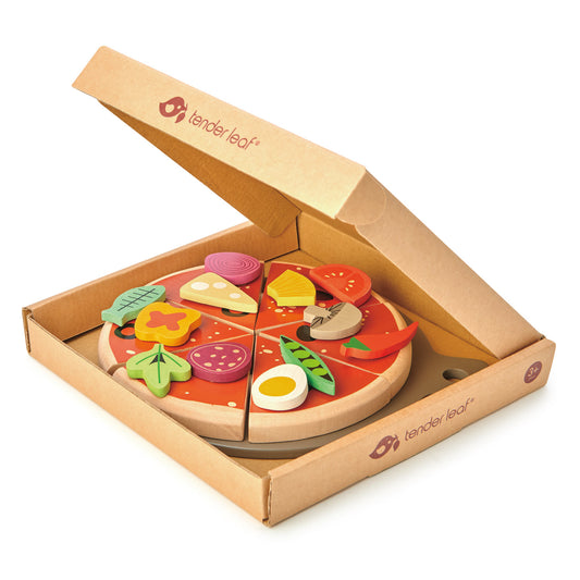Juguete de Madera Tenderleaf Caja De Pizza