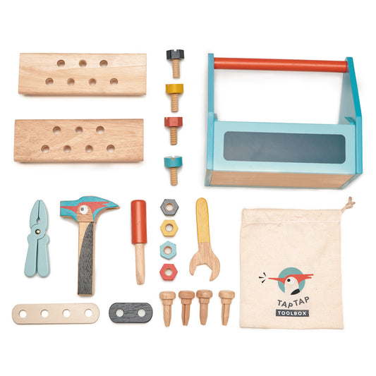 Juguete de Madera Tenderleaf Caja De Herramientas