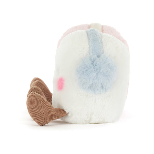 Peluche Jellycat Amuseables Toastie Pink and White Marshmallows