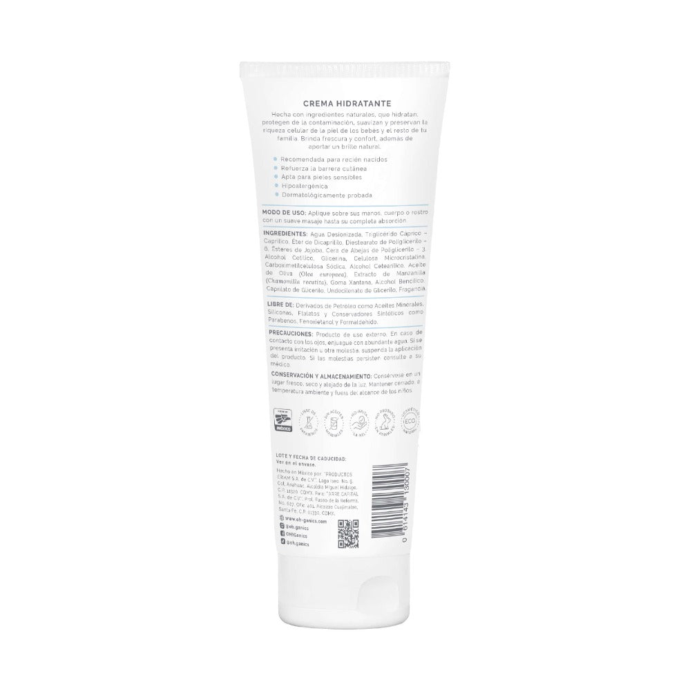 Crema Hidratante 250 GR