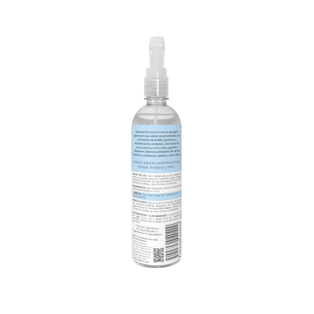 Desinfectante De Juguetes, Chupones Y Utensilios De Bebe 100 ML