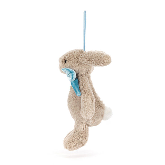 Peluche Jellycat Bashful Beige Bunny Decoration