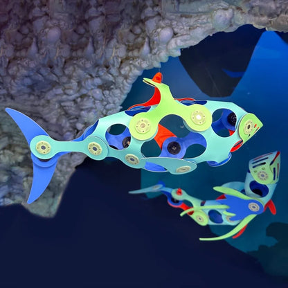 Juguete De Construcción Clixo Ocean Creatures