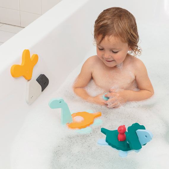 Rompecabezas De Baño Dino World Puzzle Friends