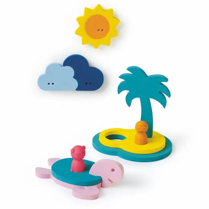 Rompecabezas De Baño Treasure Island Puzzle Friends