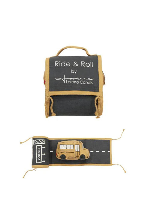 Tapete Enrollable Lorena Canals Ride & Roll School Bus